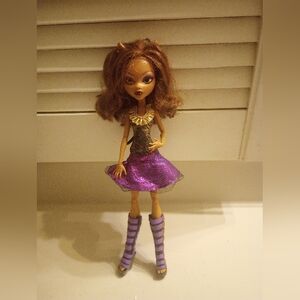 Monster High Ghouls Alive Clawdeen Wolf Doll